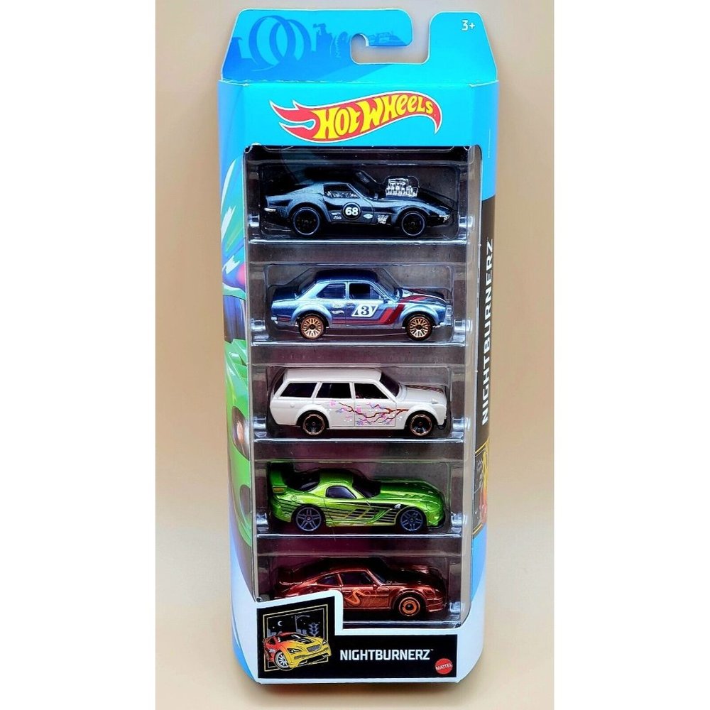 2021 Hot Wheels HW NIGHTBURNERZ 5 Pack